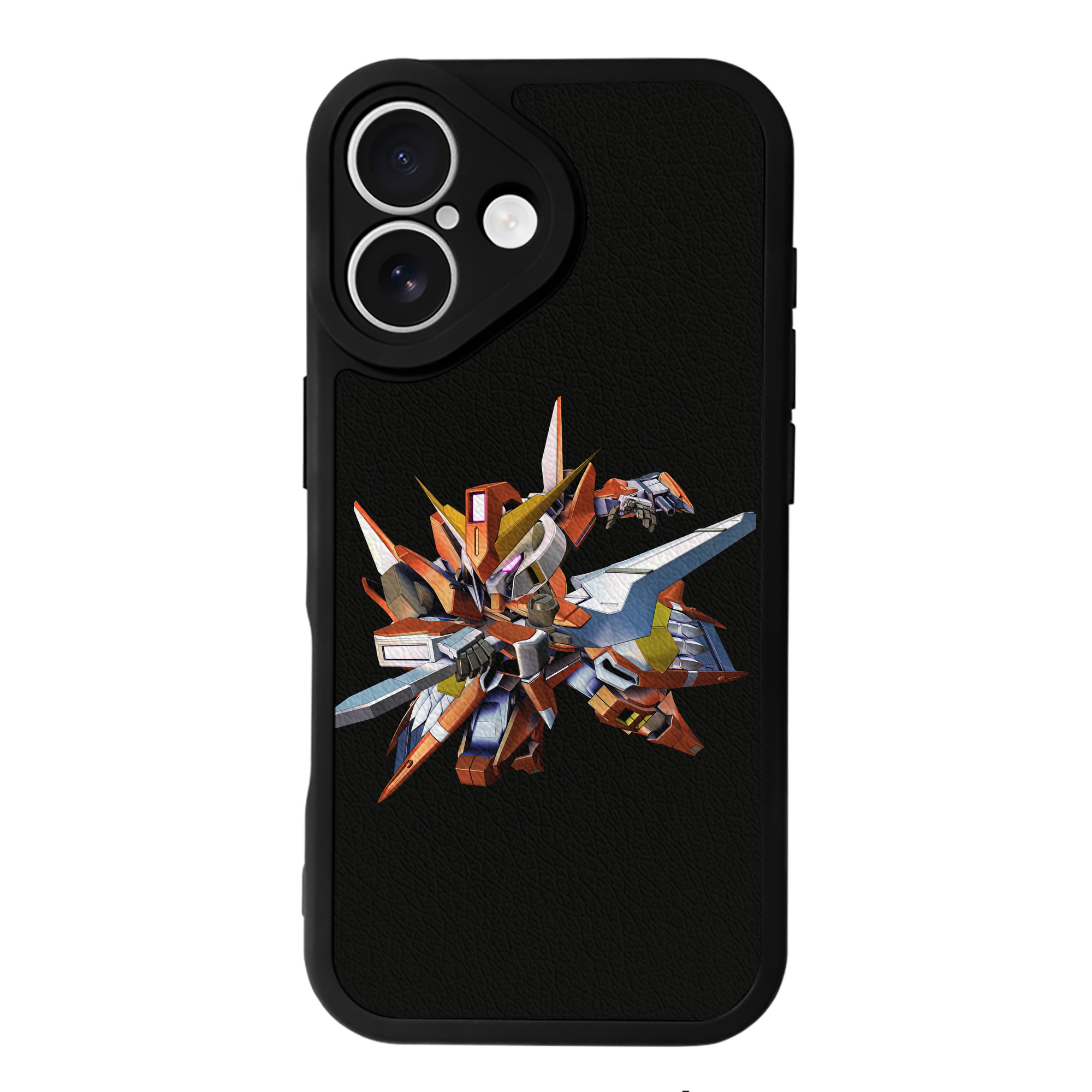 （画像用） 機動戦士ガンダム Mobile Suit Gundam 【iPhone 16シリーズ対応】シリコンスマホケース（レザー調） 材質：シリコン